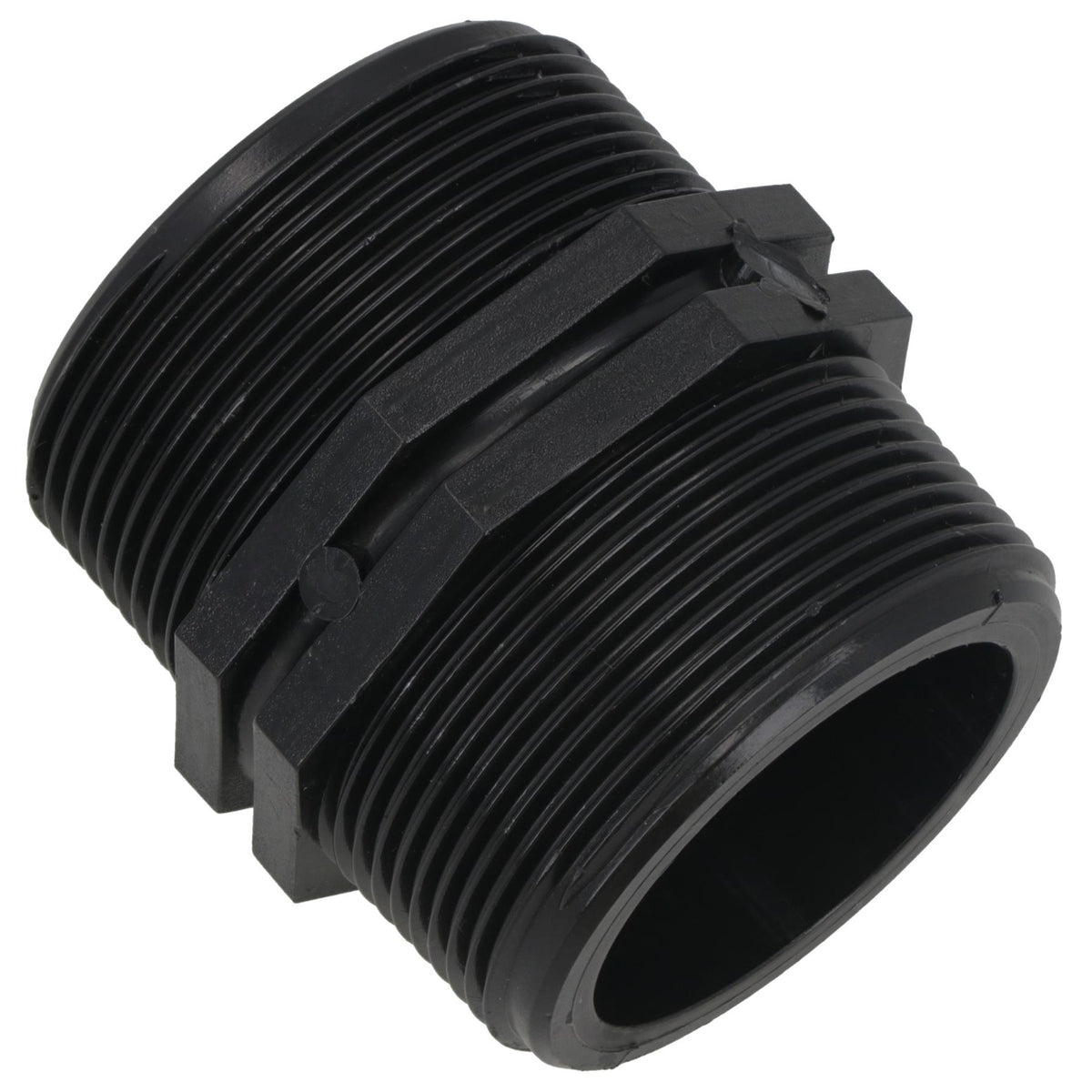 Polypropylene PP Male Nipple Thread Pipe Fitting Sockets 2in – 2in BSP