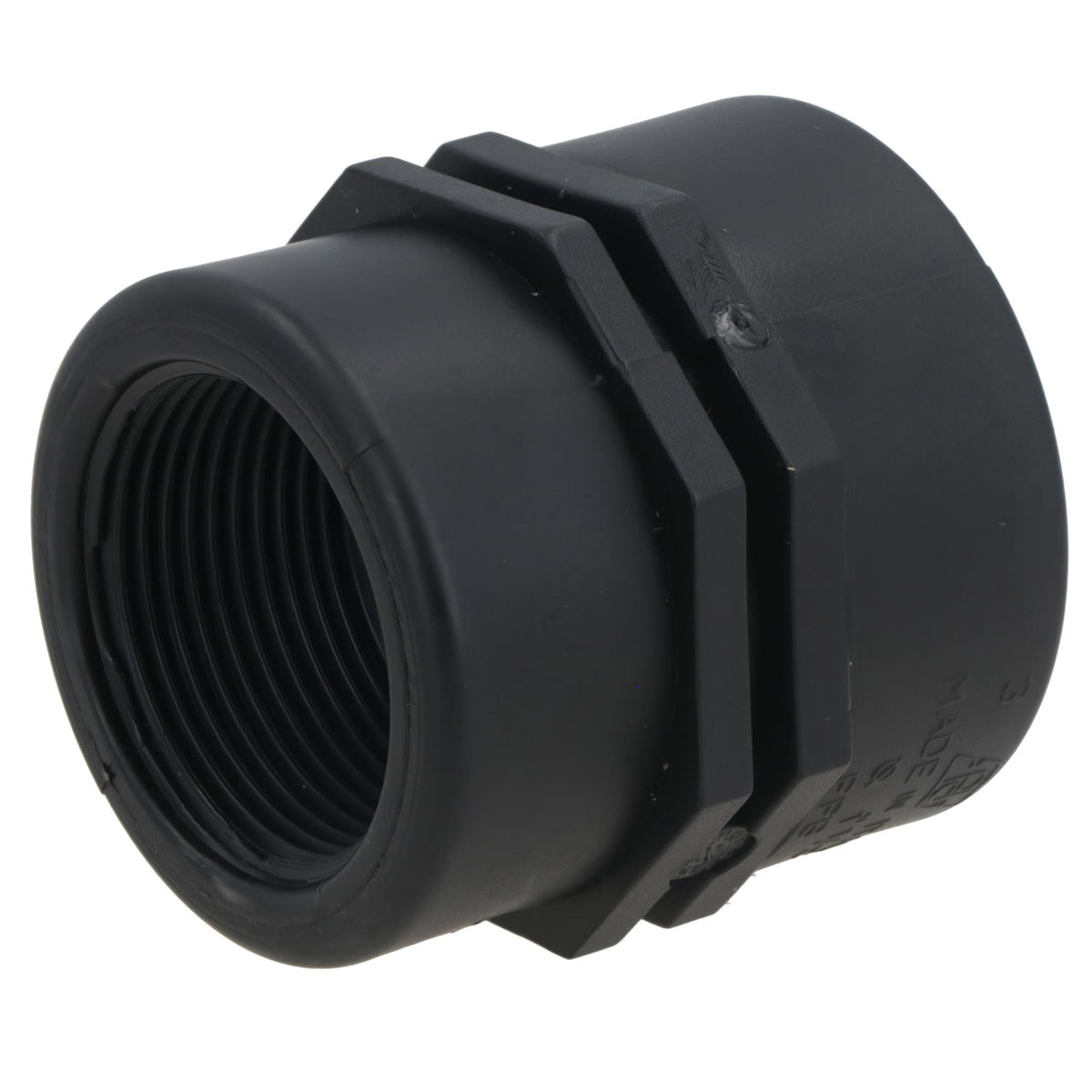 Polypropylene PP Female Threaded Pipe Reducing Socket 1-1/2in – 1-1/4in BSP
