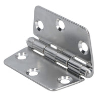 Polished Butterfly Door Hinge Stainless Steel 75mm x 73mm 316 Marine Cabin