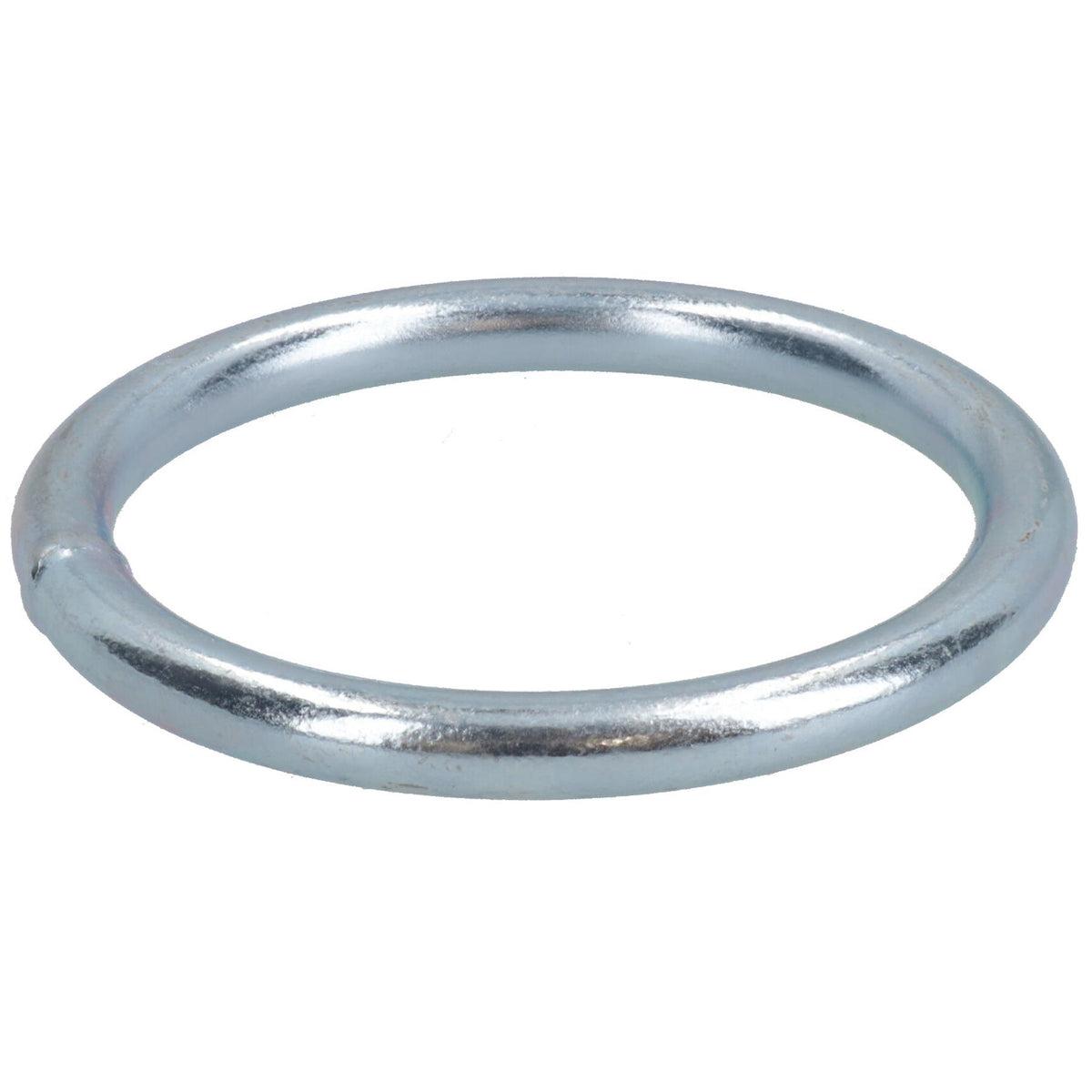 6mm x 50mm Steel Round O Rings Welded Zinc Plated DK37