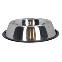 Stainless Steel X-Large Non Slip Pet Bowl Dish Food Water Dogs Cats 22cm