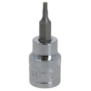 Douille étoile mâle Torx T10, entraînement 3/8", standard, interne, acier au chrome vanadium