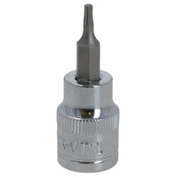 Douille étoile mâle Torx T10, entraînement 3/8", standard, interne, acier au chrome vanadium