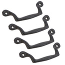 Furniture Door Pull Handle Cast Iron Cupboard Drawer Chest Shell Cup Clam