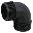Polypropylene PP 1-1/2in BSP Male x Male Threaded 90° Elbow Connector