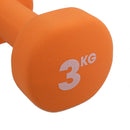 Neoprene Dumbbells Weights 0.5kg - 3kg Gym Exercise Fitness Muscle Workout