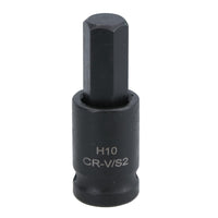 3mm - 10mm x 45mm 3/8in. Drive Short Impact Impacted Allen Hex Key Socket