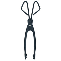 Fire Side Log Coal Wood Tongs Grabber Mover Fireplace Fire Pit Scissor Action