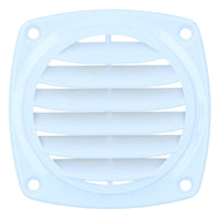 4er-Pack Lamellen-Entlüftungsgitter, hochwertiges Ventilatorgitter, 82 mm, für Boote, Wohnwagen und Wohnmobile