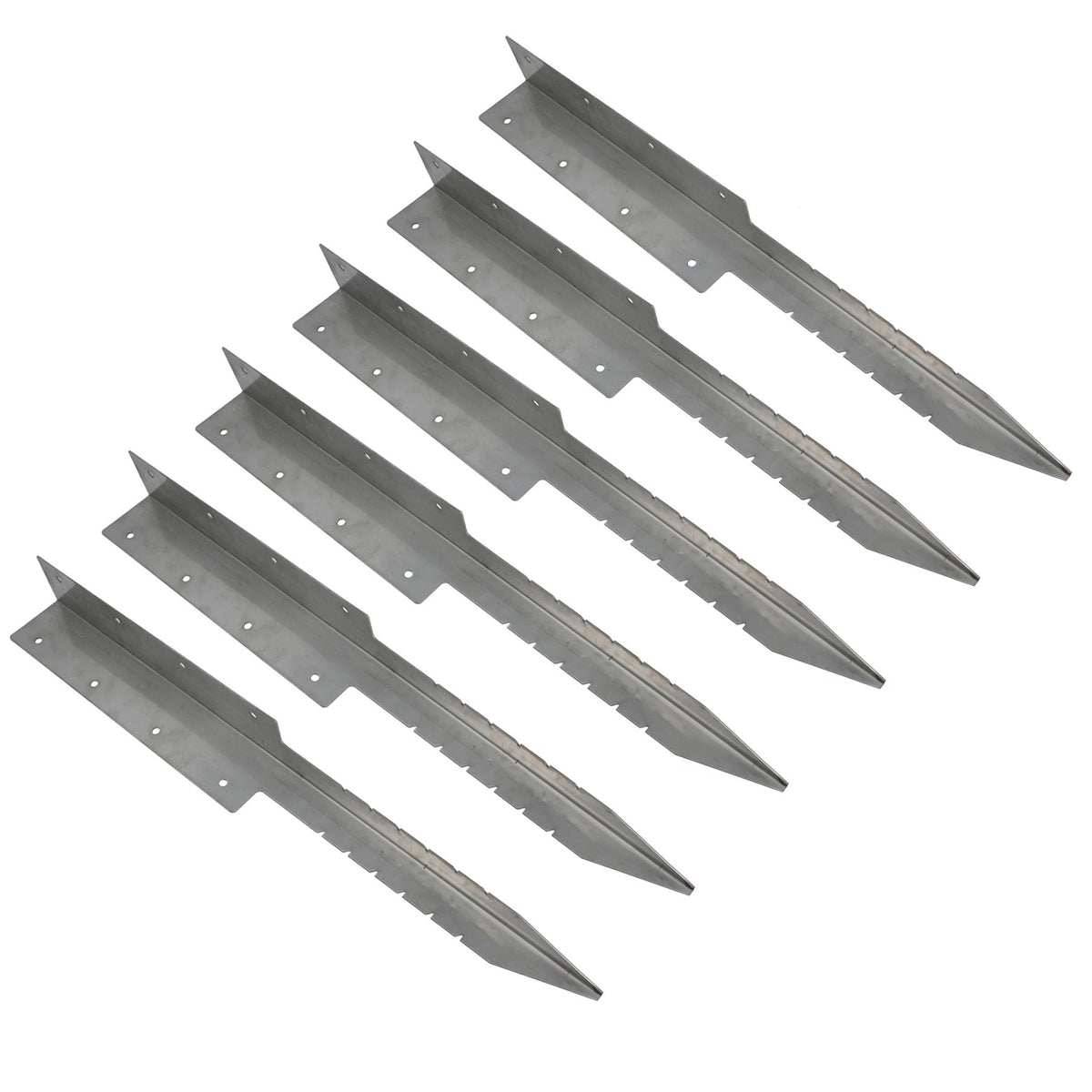 Garden Double Sleeper Corner Support Stainless Steel Stake Spike 670mm