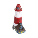 Décoration d'aquarium aquatique Déco LED Phare Ornement d'aquarium 7x10x17cm