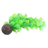 Aquatic Aquarium Fish Tank Self Sinking Middle Silk Plant H-20cm (No2) 3PK