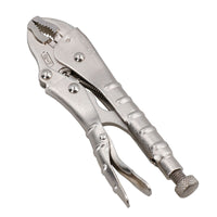 7.5” (185mm) Curved Jaw Locking Pliers Mole Grips with Ribbed Handles