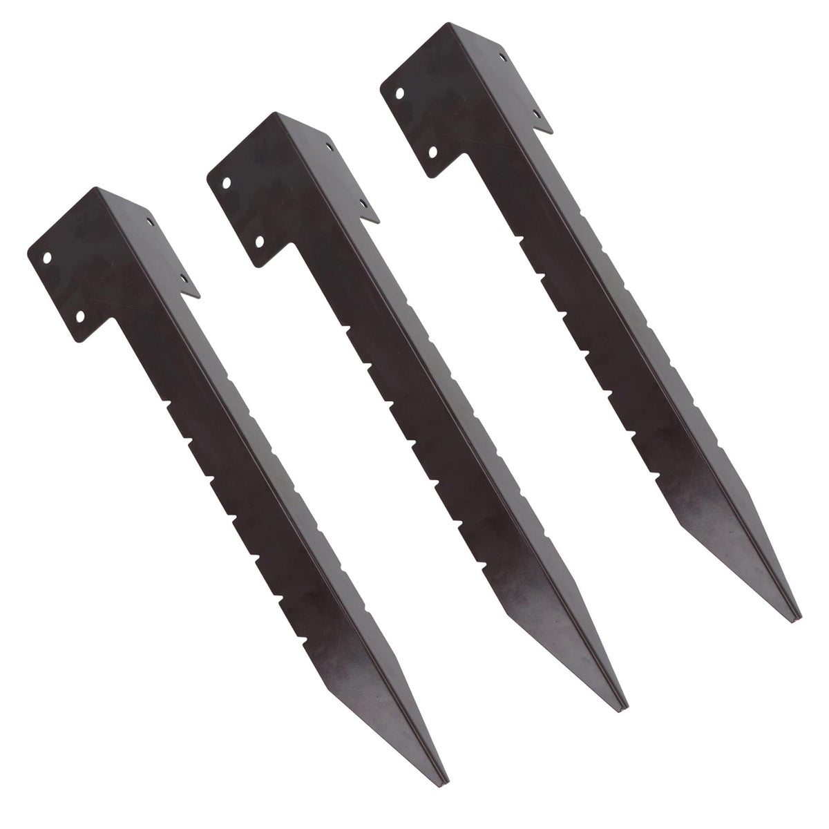 Garden Sleeper Single Corner Support Secure Stake Spike Bracket 440mm Long