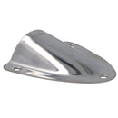 Couvercle de drain de grille d'aération en forme de coquille en acier inoxydable poli 45 mm