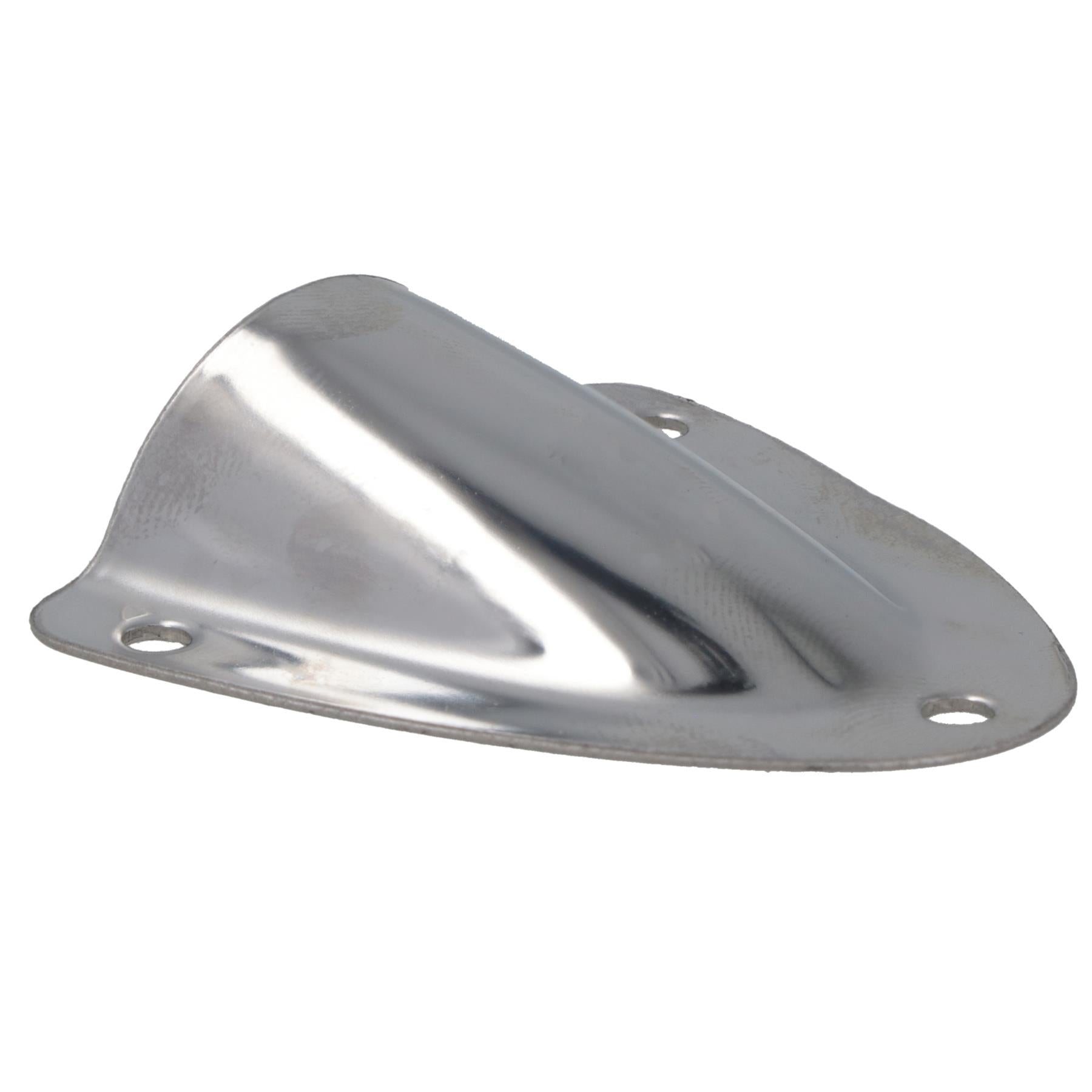 Couvercle de drain de grille d'aération en forme de coquille en acier inoxydable poli 45 mm
