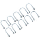 M8 Round Bend U Bolt 42mm x 70mm Width x Length Pipe Clamp Fixing