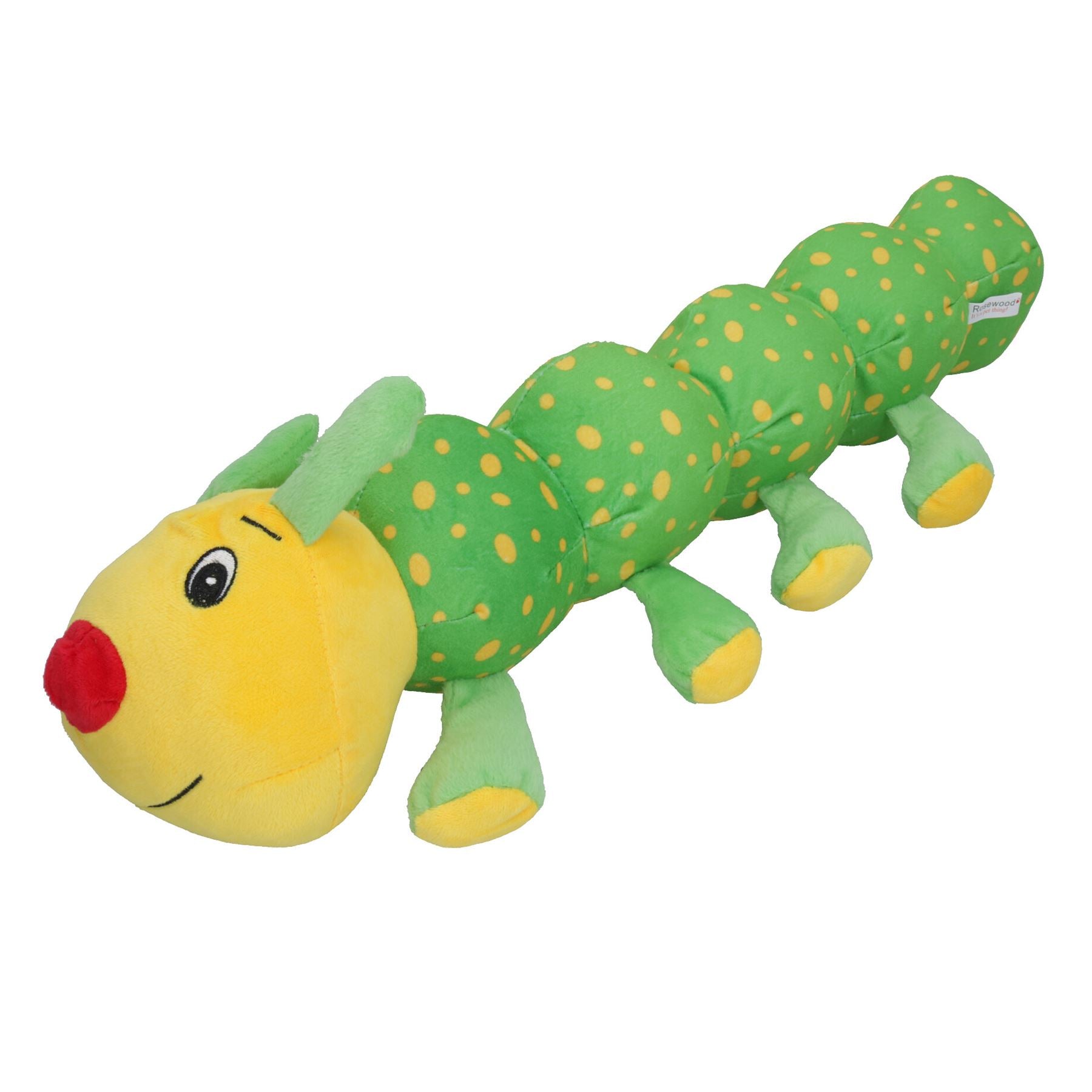 Peluche pour chien extra large Maxi Colin Caterpillar avec couinement Cadeau pour chien