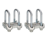 4 U Bolts 2 Base Plate For Ifor Williams Trailer Parabolic Leaf Spring 52x115mm