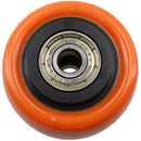 2" PVC Trolley Castor Wheels 70kg Load Per Wheel Swivel / Swivel with Brake