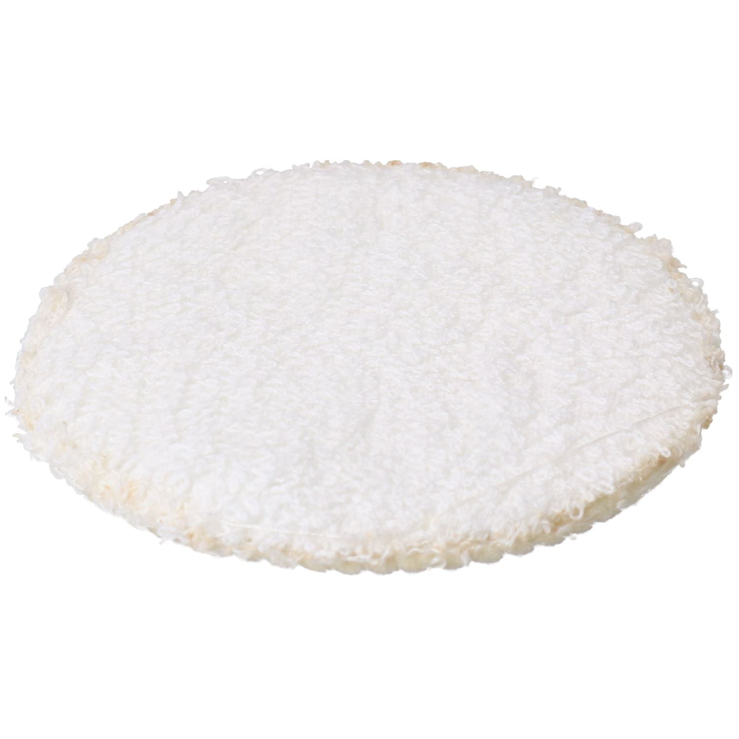 Chiffon en microfibre de 75 mm pour polissage, lustrage, nettoyage, balai à franges avec support auto-agrippant, 5 pièces