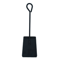 18" Loop Top Shovel Spade Fire Coal Wood Log Burner Black Steel Metal 450mm