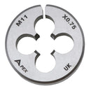 M11 x 0.75mm Metric Split Die Rethreading Thread Cutter Tungsten Steel 38mm