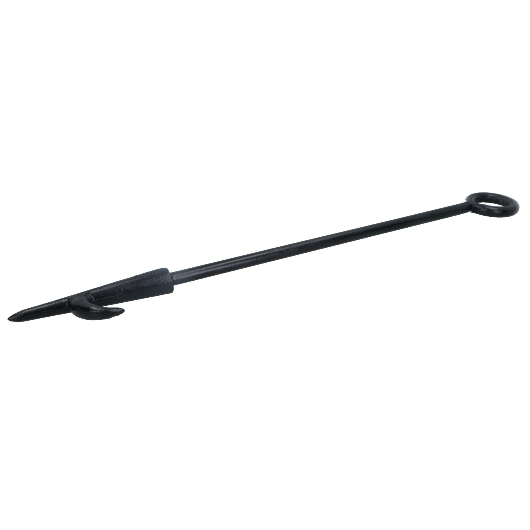 Fireplace Poker Fire Poker for Coal Wood Fires with Log Turning Hook Loop Handle