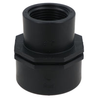 Polypropylene PP Female Threaded Pipe Reducing Socket 1-1/4in – 1in BSP