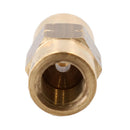 M10 x 1mm Brass Inline Brake Pipe Fitting Joiner Connector For 3/16” Pipe 2pc