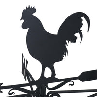 Cockerel Chicken Hen Weather Vane Vain Wall Mount House Roof Pressed Steel