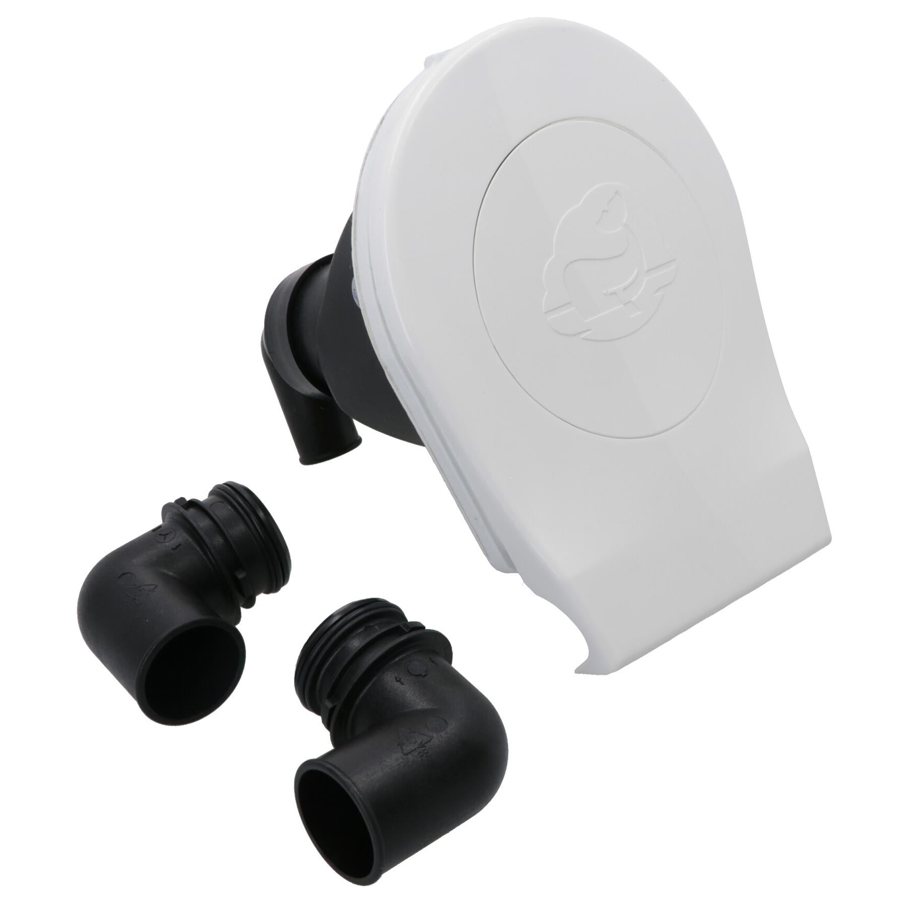 Manual Bilge Pump Whale Smartbail Built in Handle Low Profile Thru Bulkhead