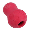 Medium Rubber Red Tumble Tease Dog Interactive Play Treat Fillable Toy Gift