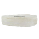 White Close Stitched Metal Polishing Buffing Mop 10" x 2" 4 section 2nd Stage