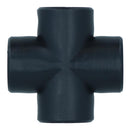 Polypropylene PP 3/4in BSP Female Threaded Cross Way Tee Piece 4 Way