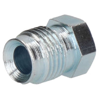 10 Stück Stahl-Bremsleitungsverschraubungen, männlich, kurze Verschraubungen, 1/2 Zoll x 20 UNF, für 1/4 Zoll Bremsen