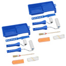 Decorators Decorating Roller and Paint Brush Set 50mm + 100mm Rollers 9pc Kit