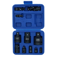 Adaptateur de douille à choc, réducteur élévateur et jeu de joints universels 11 pièces BERGEN AT881