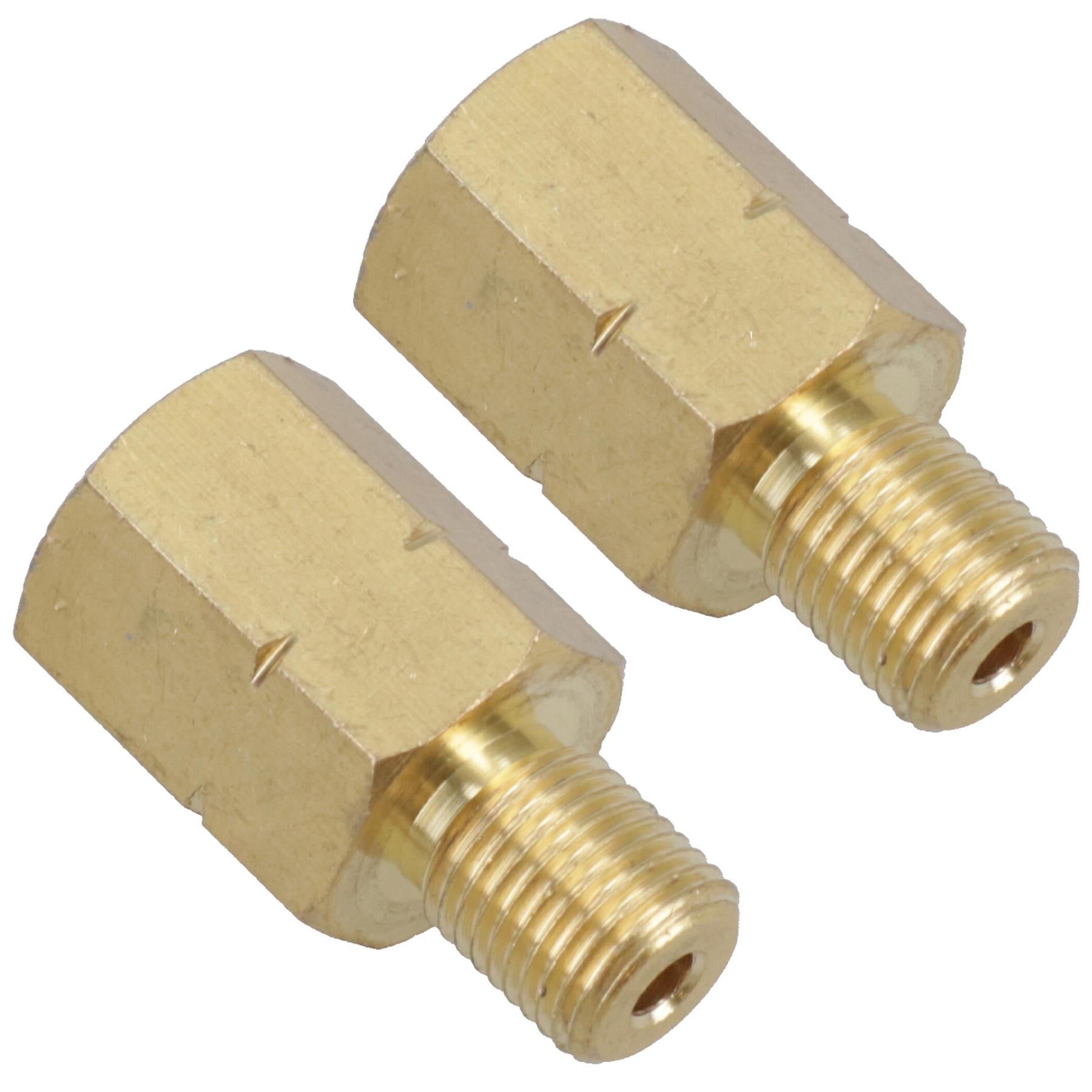 Brass Brake Pipe Union Fitting Adaptor Metric M10 Male – M12 Female