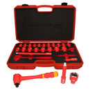 1/2" Drive Insulated VDE Tool Socket and Accessory Kit 24pc Metric GS Approved