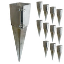 Fence Post Holder Support Drive In Spike Galvanised For 75mm or 100mm Posts