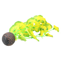 Aquatic Aquarium Fish Tank Self Sinking Medium Middle Silk Plant H-20cm (No10)