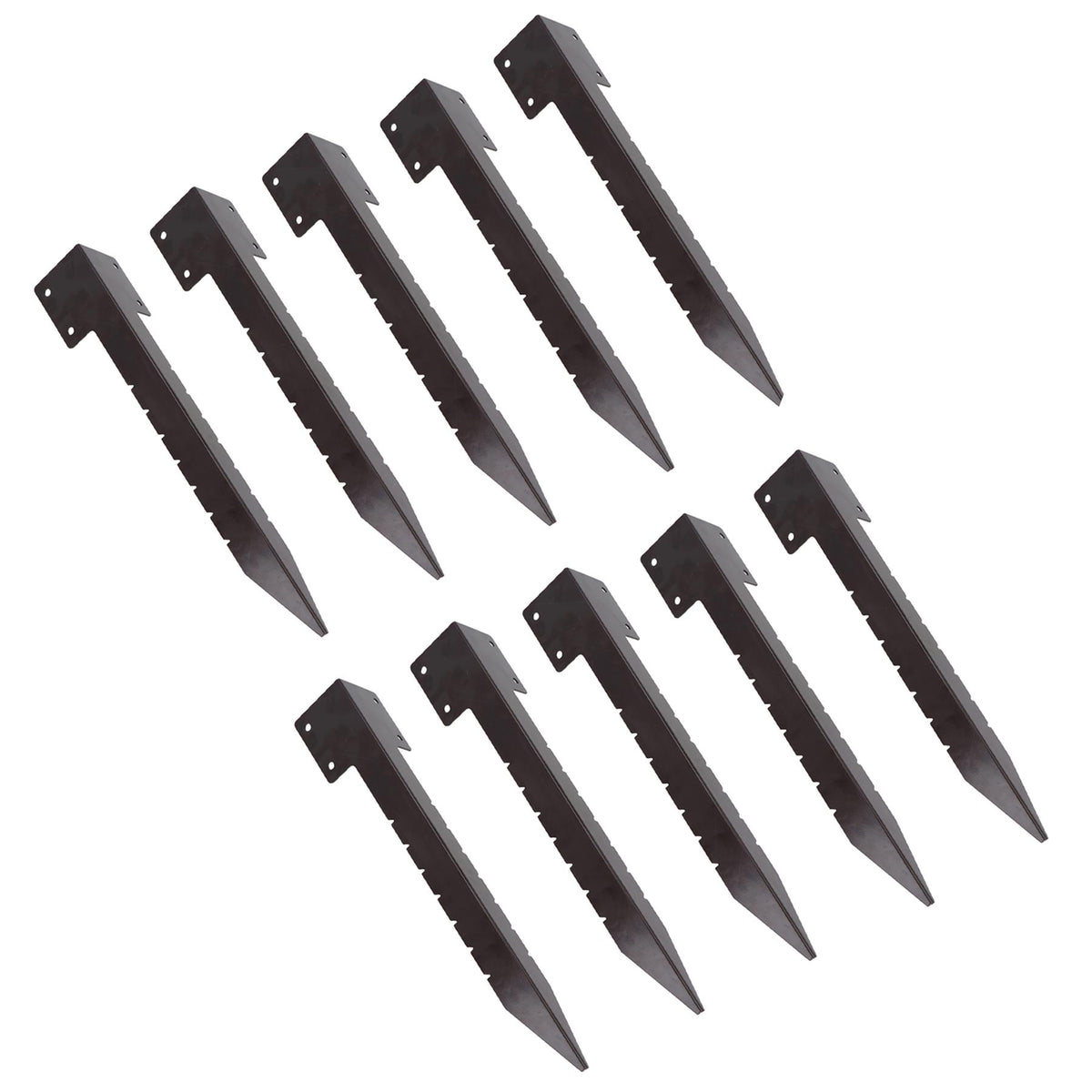 Garden Sleeper Single Corner Support Secure Stake Spike Bracket 440mm Long