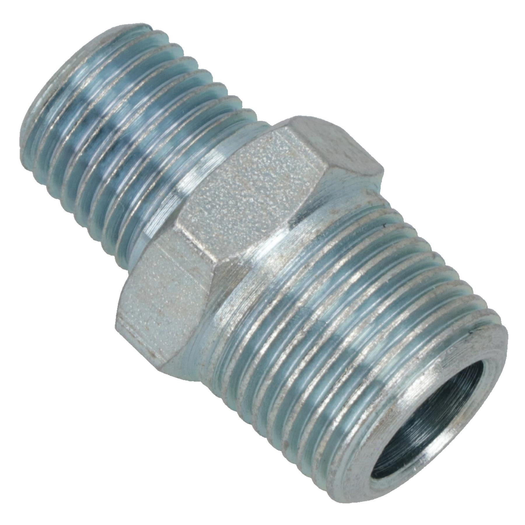 1/4" BSP Male to 3/8" BSP Male Step Up / Down Union Air Fittings 5 PACK FT046