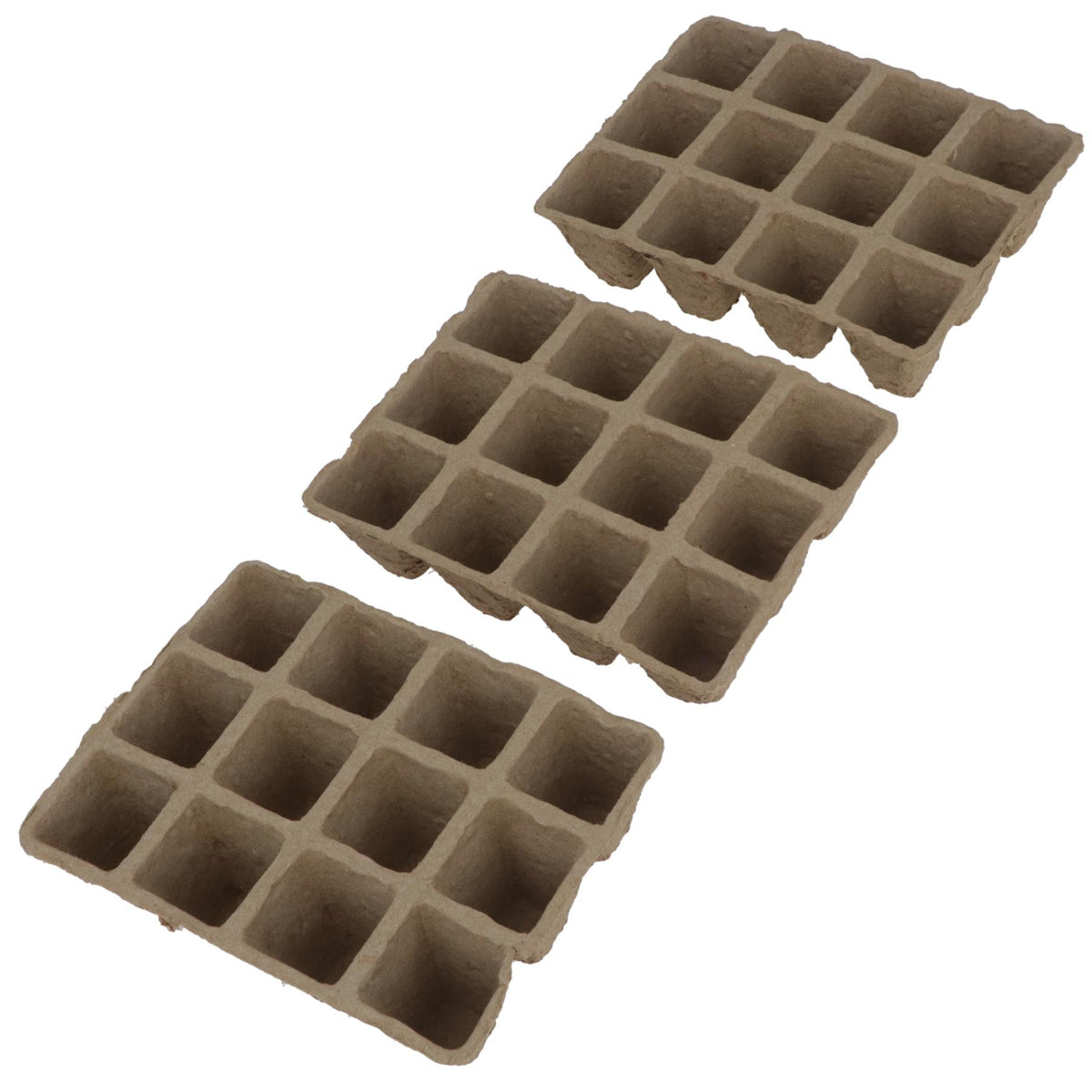 Biodegradable Seedling Starter Germination Trays Fibre Plant Pots