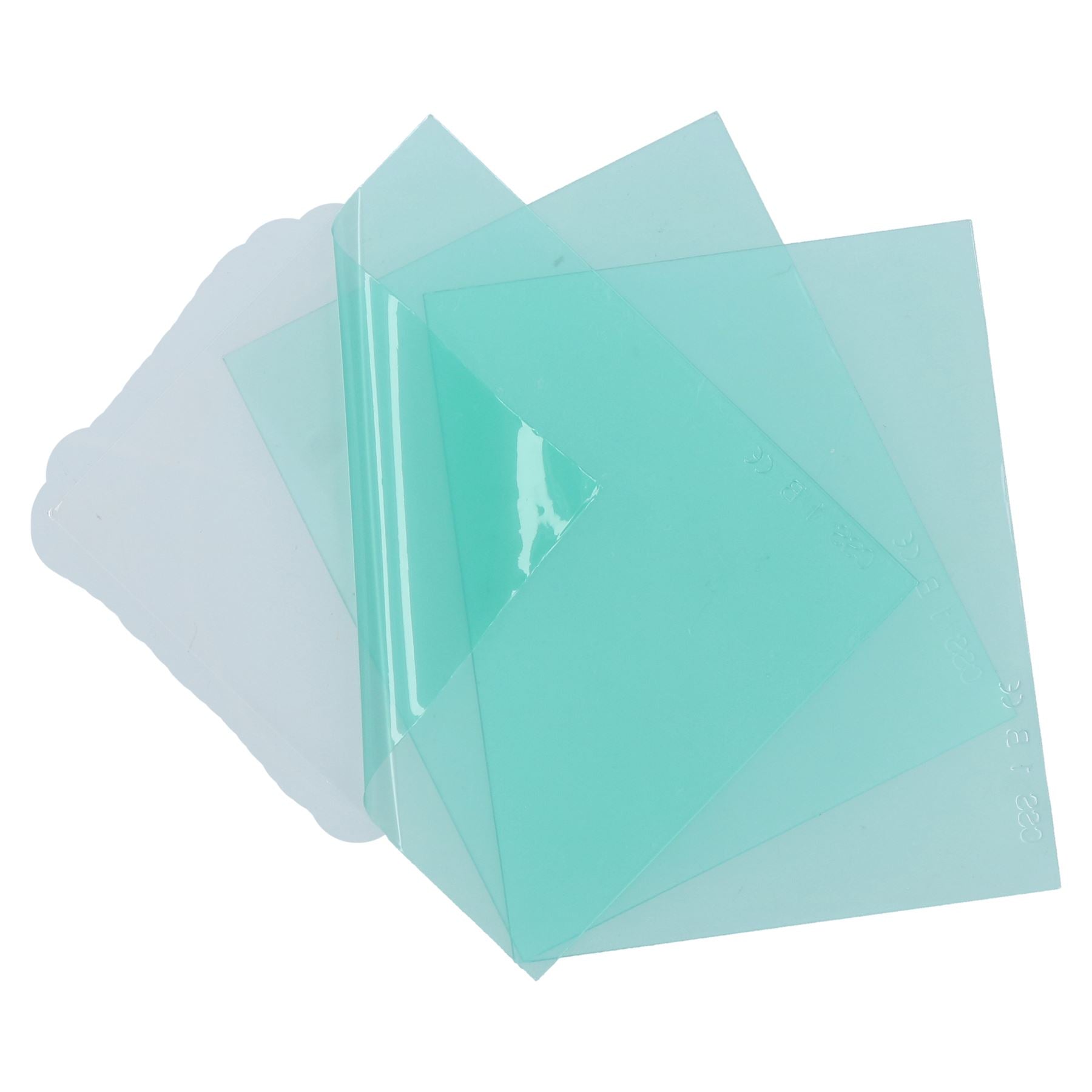 Lot de 3 verres de protection transparents de rechange pour masque de soudage 110 mm x 90 mm