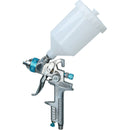 Gravity Feed HVLP Spray Painting Paint Gun 1.4mm Nozzle With 600mm Cup