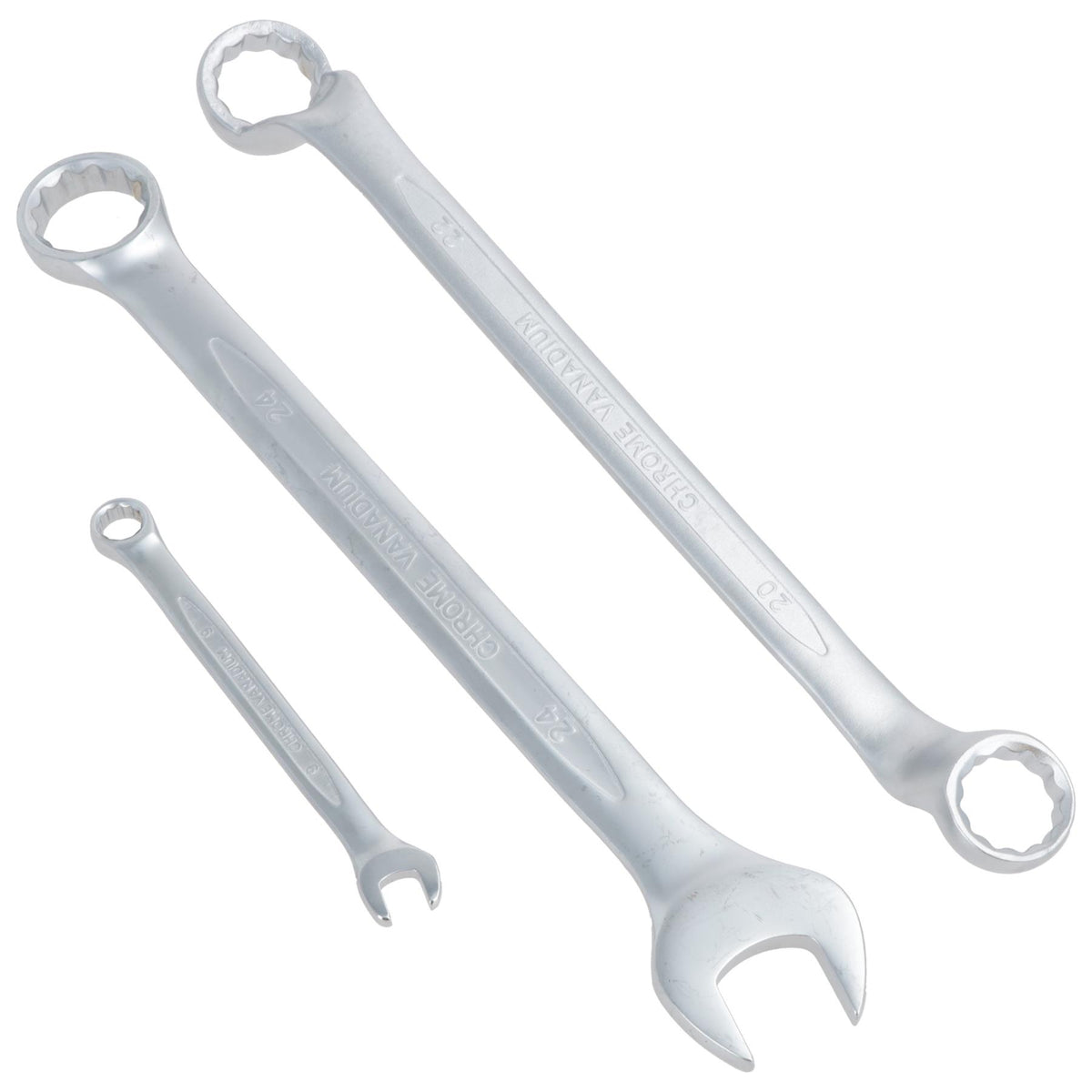 Metric Combination And Double Offset Ring Spanner Wrench Set 6 – 24mm 25pc