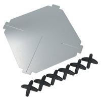 Réflecteur radar octaédrique léger pour bateau yacht 3 m² 215 mm par 280 mm