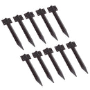Garden Single Sleeper Straight Support Spike Stake Powder Coated 440mm